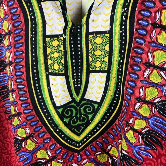 Unisex African Traditional Tunic Dashki Top Tunic NWT O/S - Picture 5 of 6